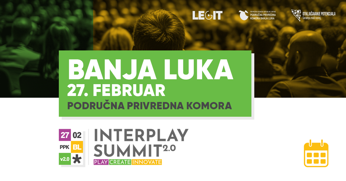 InterPlay Summit v2.0: Regionalna konferencija posvećena industriji videoigara