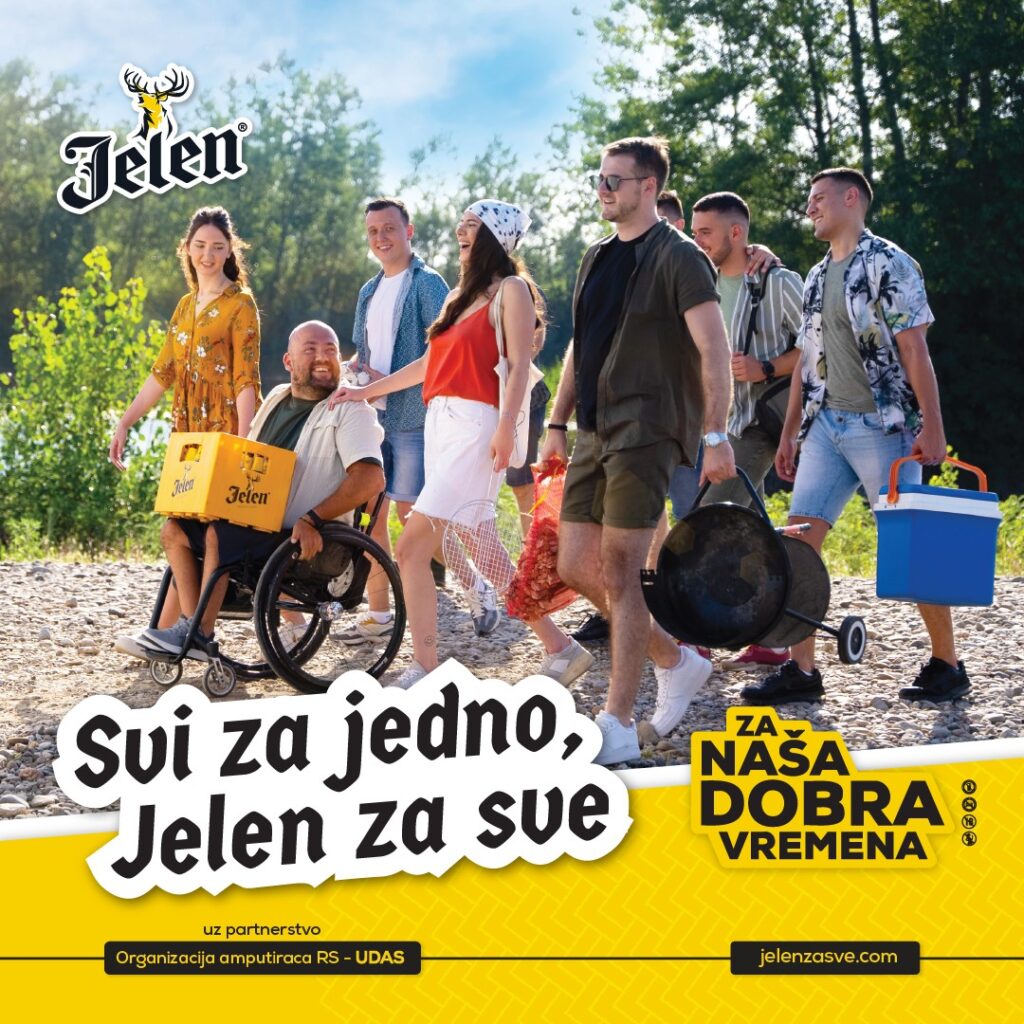 MOLSON COORS Pozitivan uticaj brendova kroz društveno odgovorne aktivnosti 4 Jelen Svi za Jedno Jelen za Sve 1
