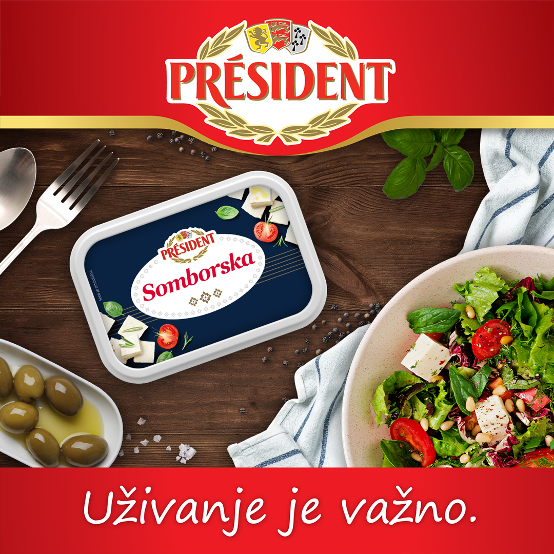 Savršen spoj okusa i svježine u proljetnoj salati uz Président Somborsku