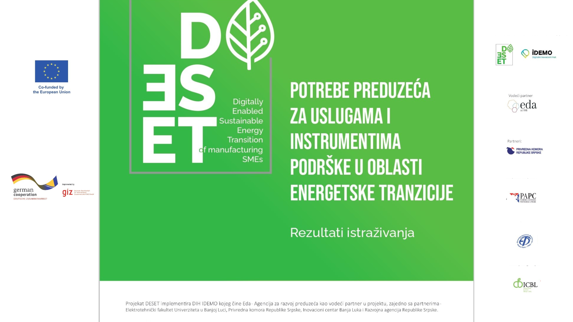 Energetska tranzicija MSP u BiH: Rezultati novog istraživanja