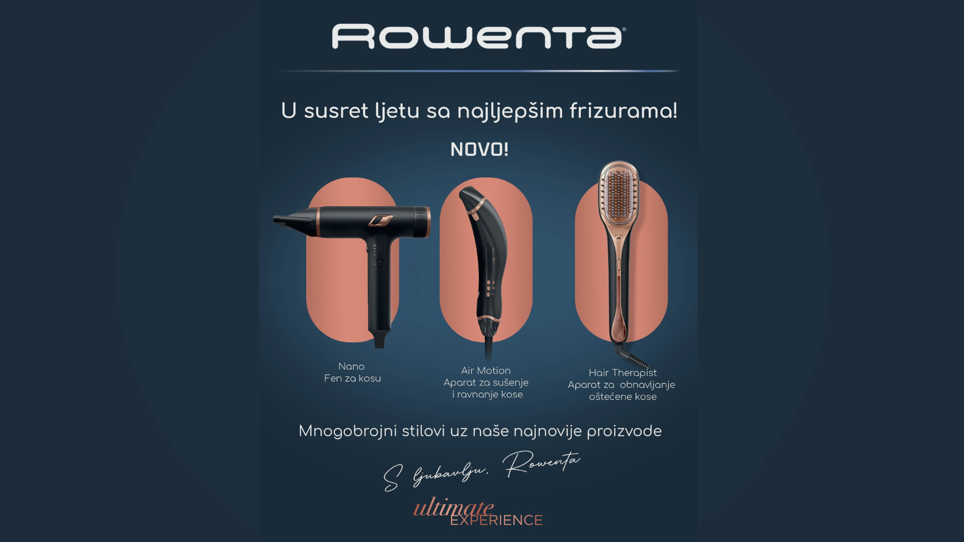Ljeto sa stilom: Rowenta predstavlja novu generaciju aparata za njegu kose