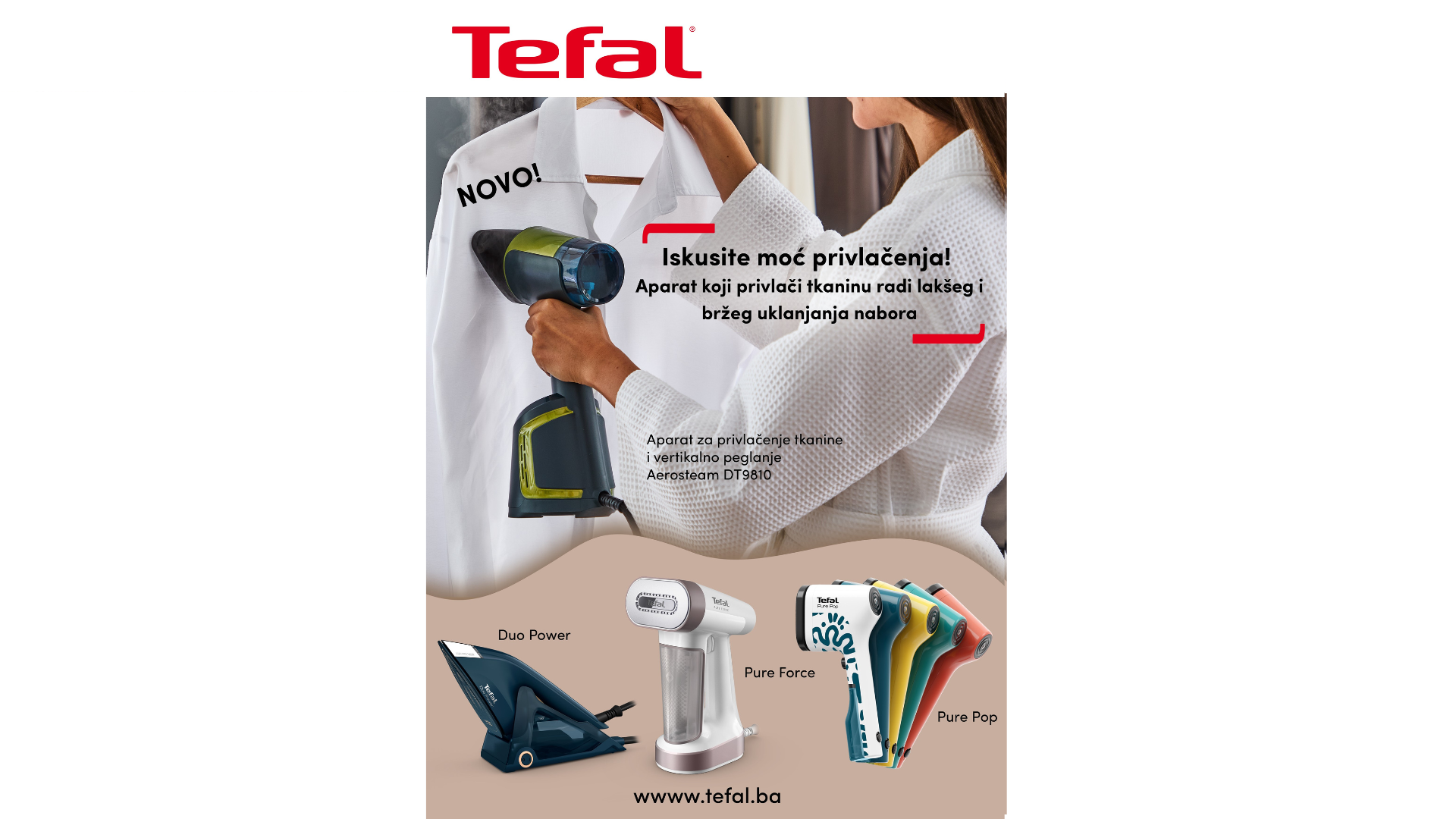 AeroSteam by Tefal: Revolucija u njezi odjeće uz samo jedan potez